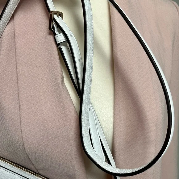 💕NWT💕Kate Spade White & Pink Striped Crossbody Bag 🌸 - Picture 8 of 8